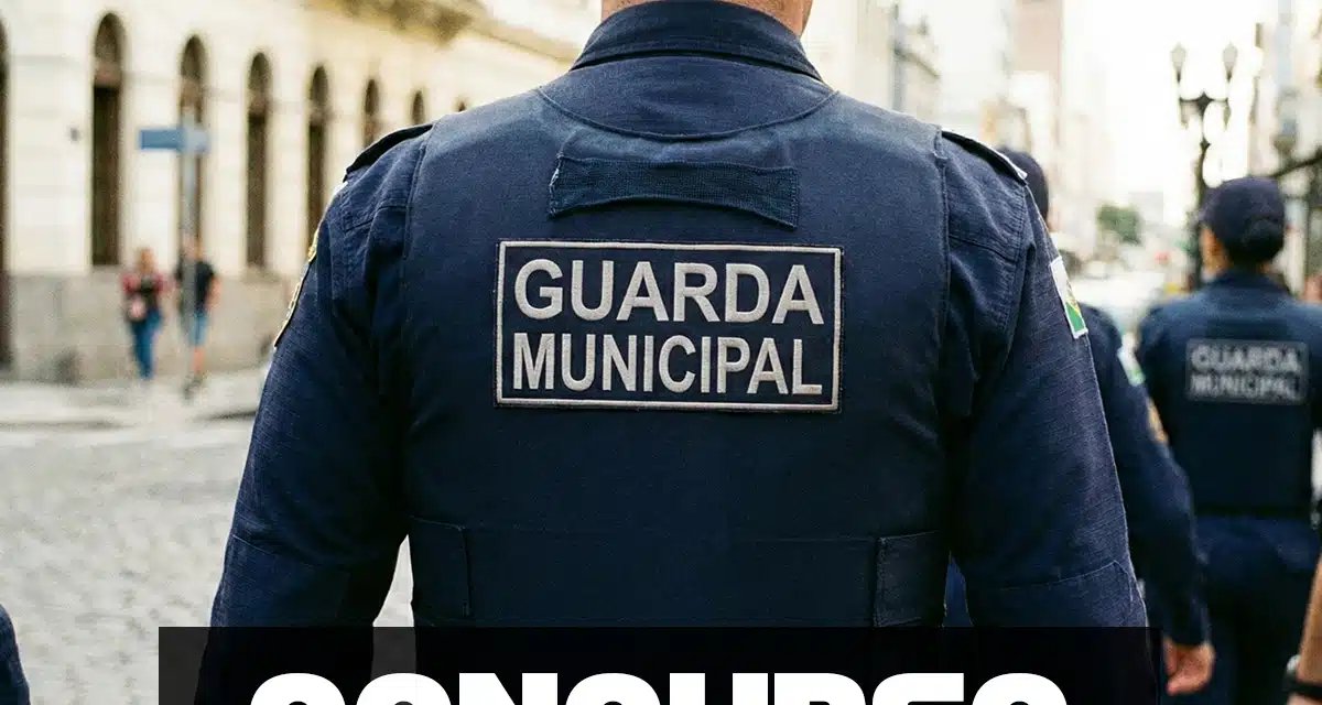 Concurso Guarda Municipal oferece 40 vagas com inscrições abertas até 11 de maio