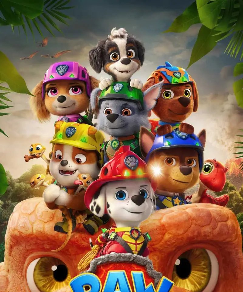 PAW Patrol: The Dino Movie estreia com alta aprovação no Rotten Tomatoes e se destaca entre animações de 2026