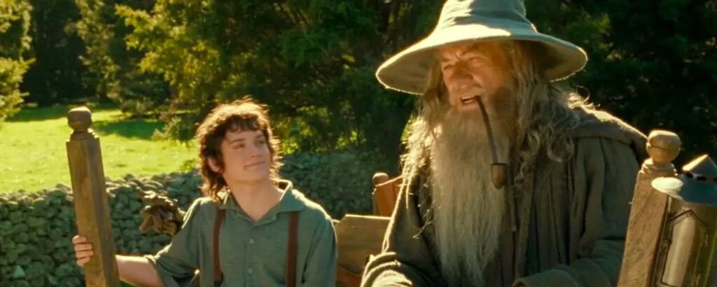 A frase mais famosa de Gandalf em O Senhor dos Anéis não está nos livros